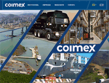 Tablet Screenshot of coimex.com.br